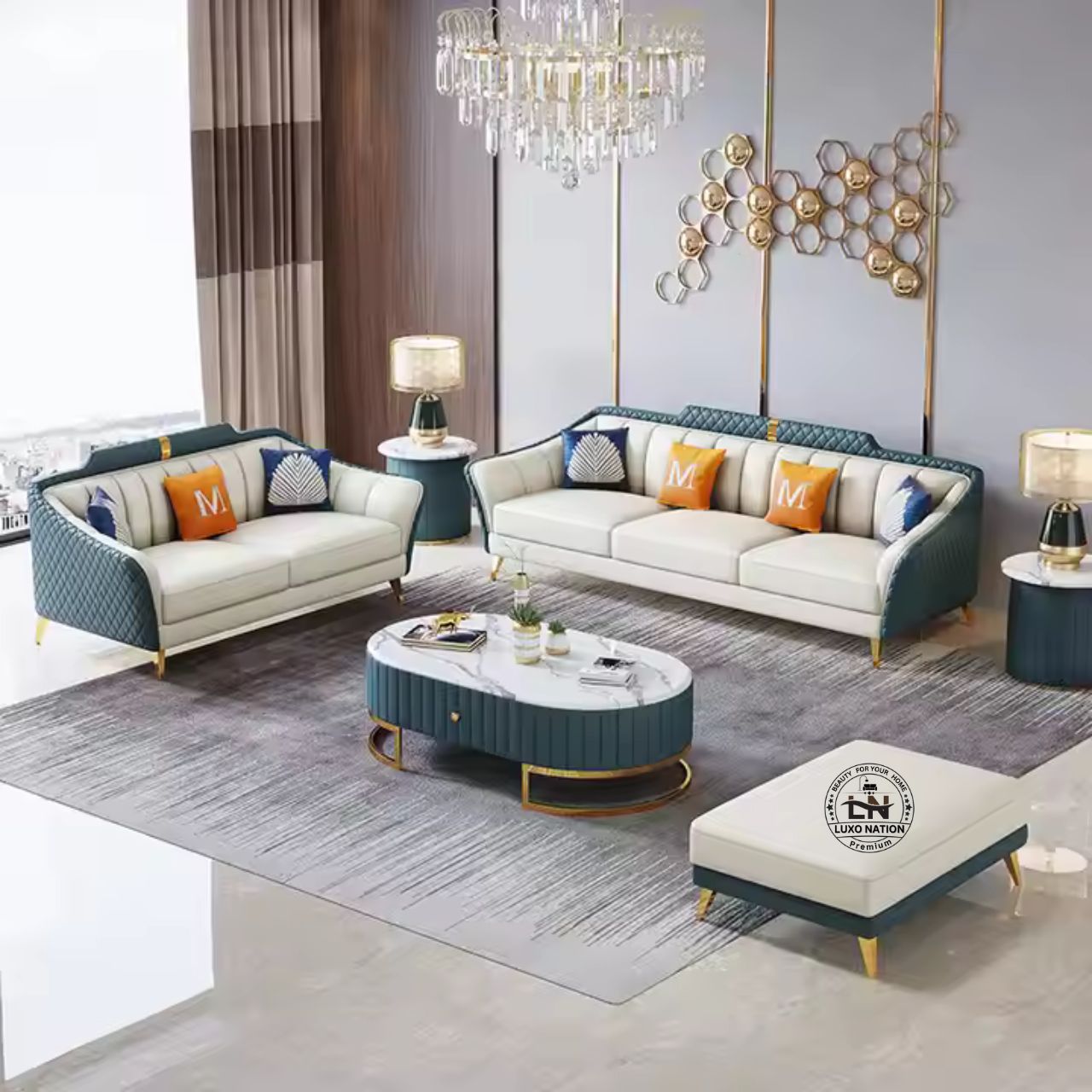 Luxo Nation Elite Premium Sofa – Luxury Comfort & Modern Design Sofa